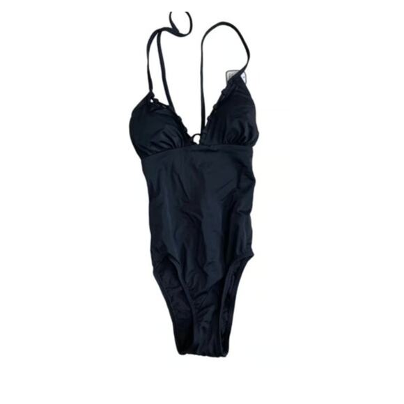 Women's Sz 4-6 One Piece Tankini Swimsuit Padded Lace Back Slimming Control NEW - Picture 1 of 11